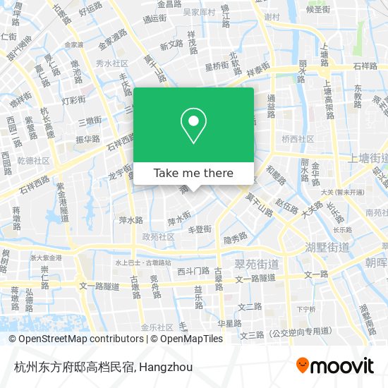 杭州东方府邸高档民宿 map