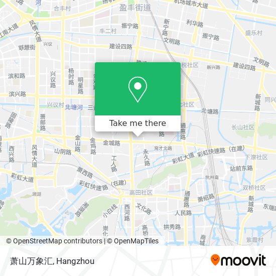 萧山万象汇 map