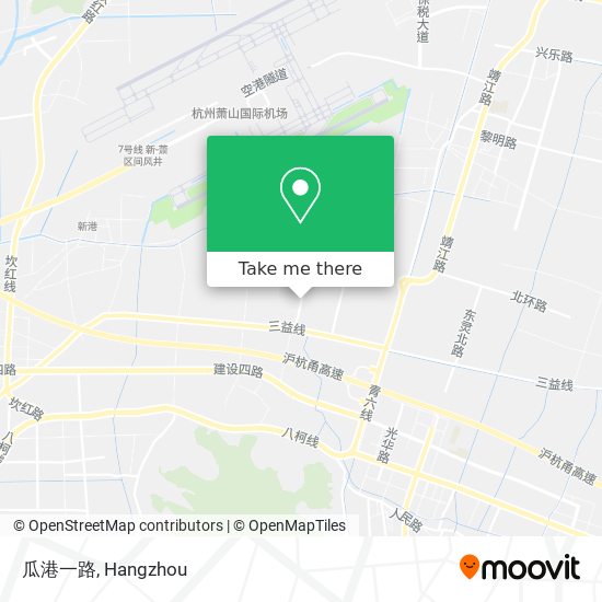 瓜港一路 map