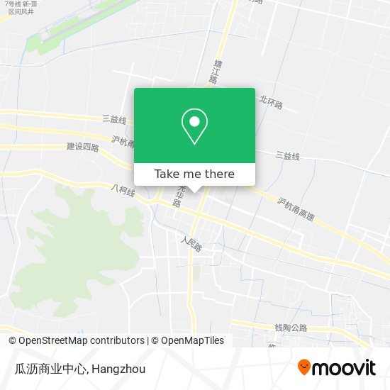 瓜沥商业中心 map