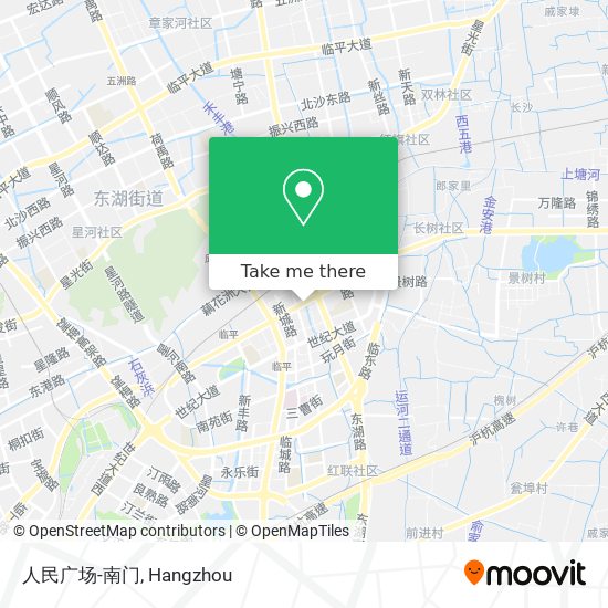 人民广场-南门 map