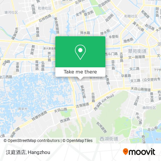 汉庭酒店 map