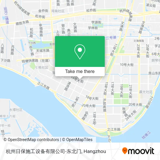 杭州日保施工设备有限公司-东北门 map
