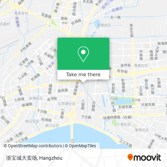 浙宝城大卖场 map