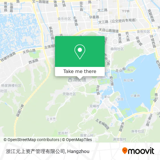 浙江元上资产管理有限公司 map