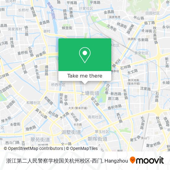 浙江第二人民警察学校国关杭州校区-西门 map