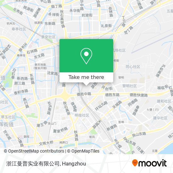 浙江曼普实业有限公司 map