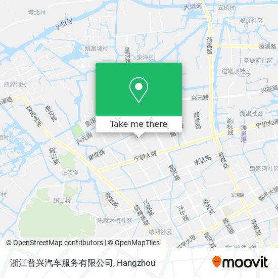 浙江普兴汽车服务有限公司 map