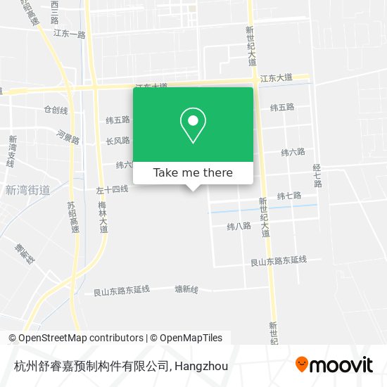 杭州舒睿嘉预制构件有限公司 map