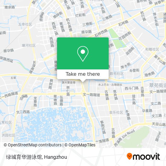 绿城育华游泳馆 map