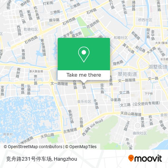竞舟路231号停车场 map