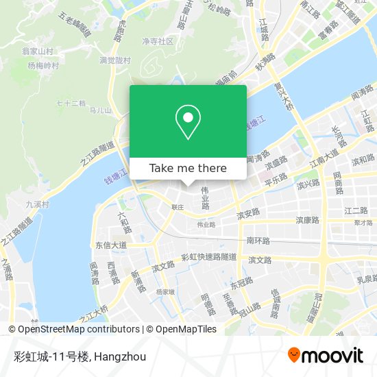 彩虹城-11号楼 map
