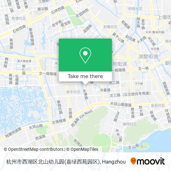 杭州市西湖区北山幼儿园(嘉绿西苑园区) map
