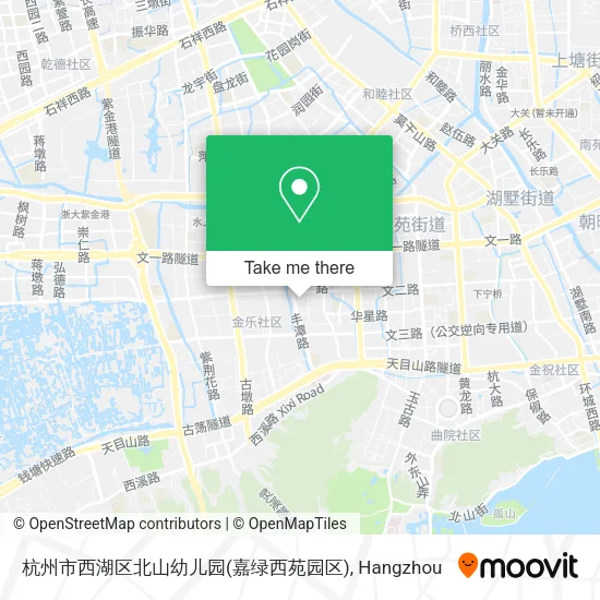 杭州市西湖区北山幼儿园(嘉绿西苑园区) map