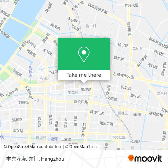 丰东花苑-东门 map