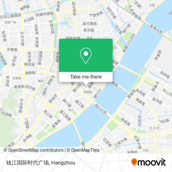 钱江国际时代广场 map