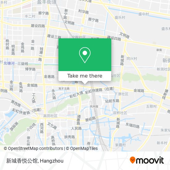 新城香悦公馆 map