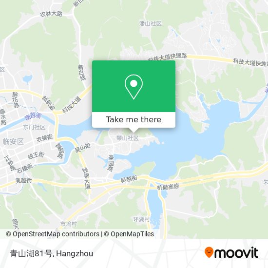 青山湖81号 map