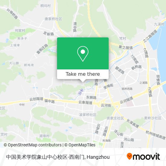 中国美术学院象山中心校区-西南门 map