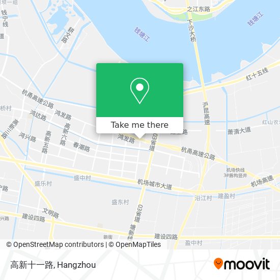 高新十一路 map