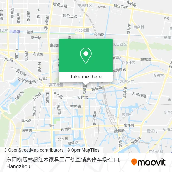 东阳横店林超红木家具工厂价直销惠停车场-出口 map