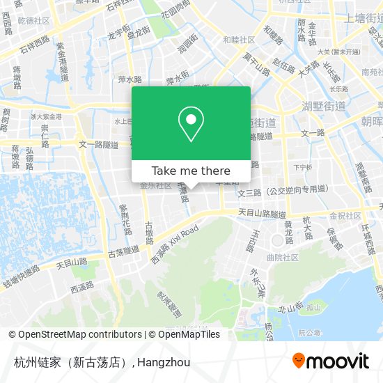 杭州链家（新古荡店） map