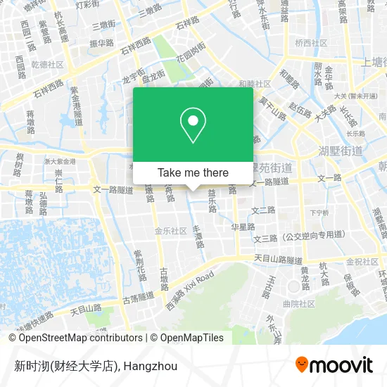 新时沏(财经大学店) map
