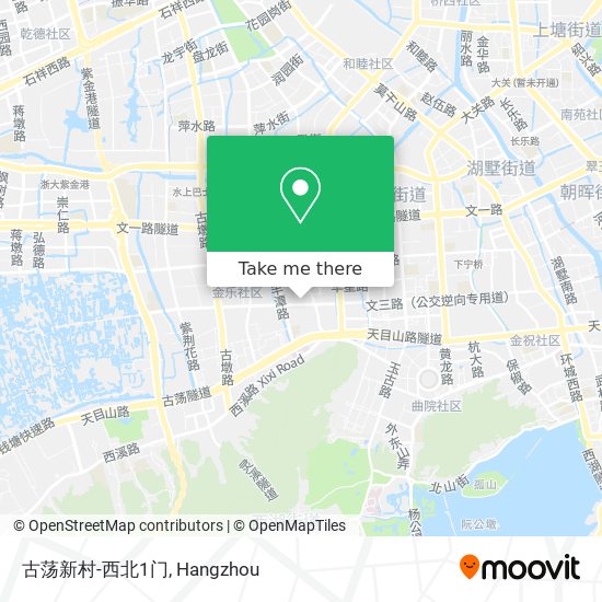 古荡新村-西北1门 map