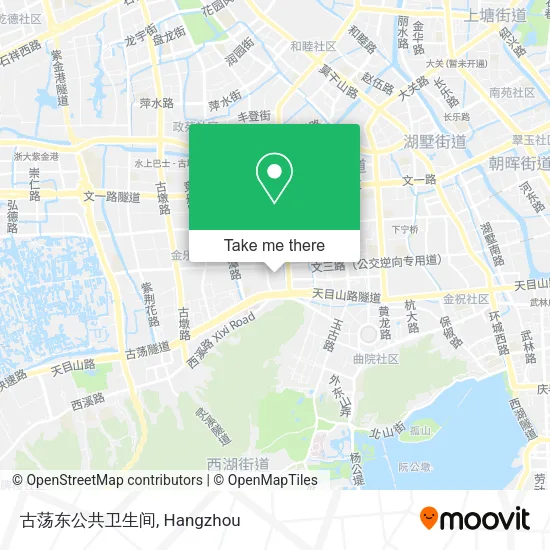 古荡东公共卫生间 map