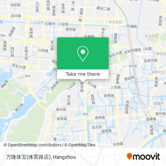 万隆珠宝(体育路店) map