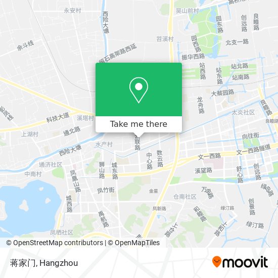 蒋家门 map