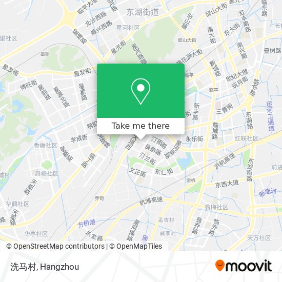 洗马村 map