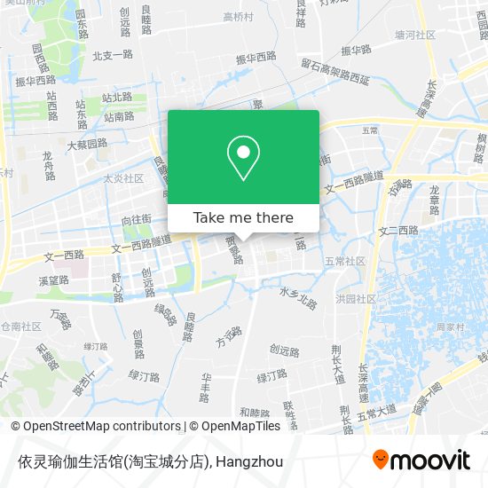 依灵瑜伽生活馆(淘宝城分店) map