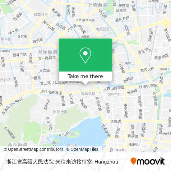 浙江省高级人民法院-来信来访接待室 map