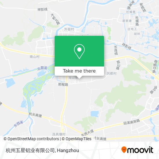 杭州五星铝业有限公司 map
