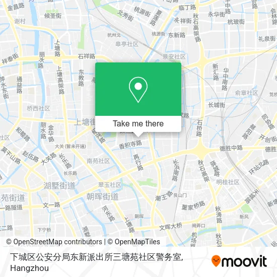 下城区公安分局东新派出所三塘苑社区警务室 map