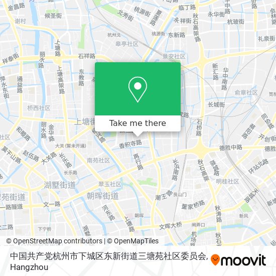 中国共产党杭州市下城区东新街道三塘苑社区委员会 map