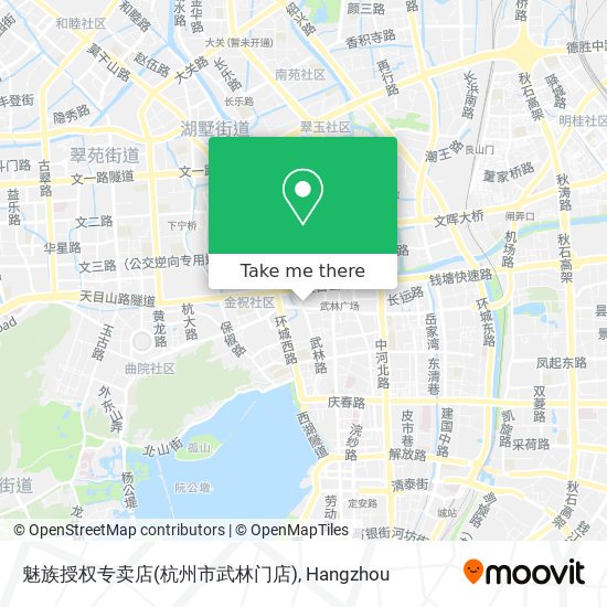 魅族授权专卖店(杭州市武林门店) map