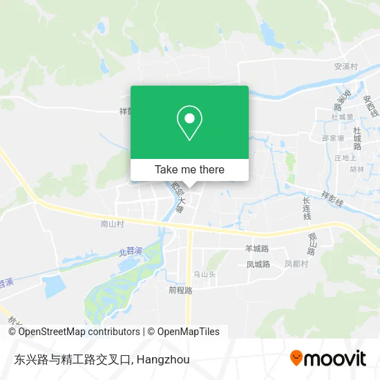 东兴路与精工路交叉口 map