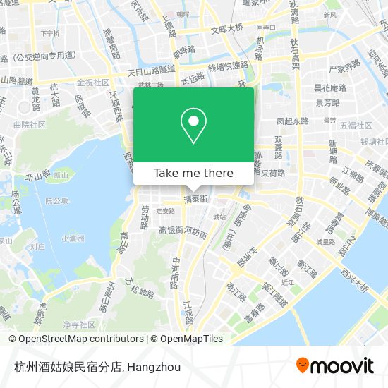 杭州酒姑娘民宿分店 map