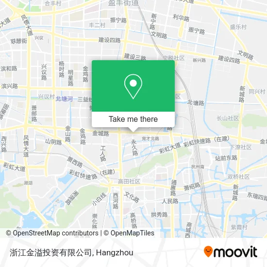 浙江金溢投资有限公司 map