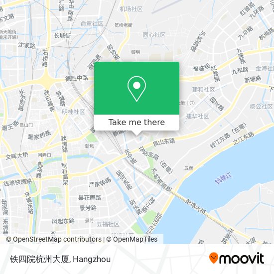 铁四院杭州大厦 map