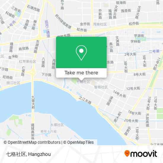 七格社区 map