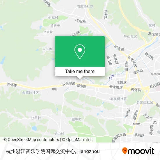 杭州浙江音乐学院国际交流中心 map