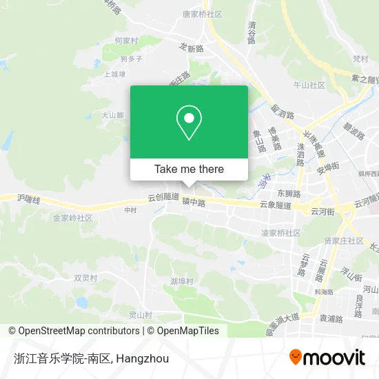 浙江音乐学院-南区 map