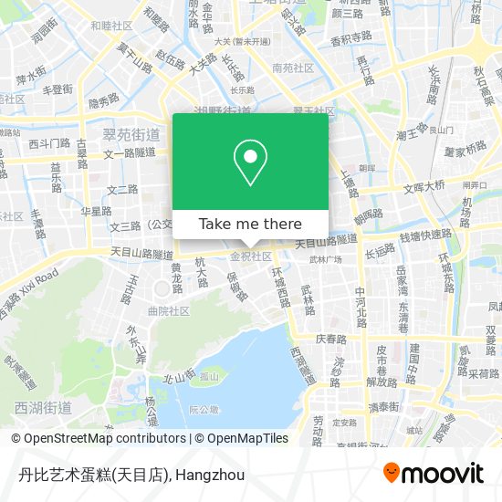丹比艺术蛋糕(天目店) map