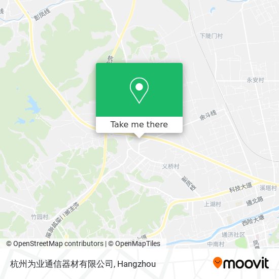 杭州为业通信器材有限公司 map