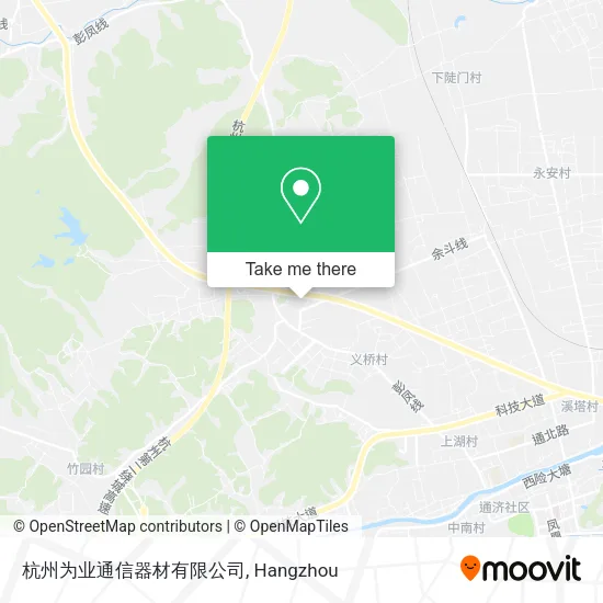 杭州为业通信器材有限公司 map