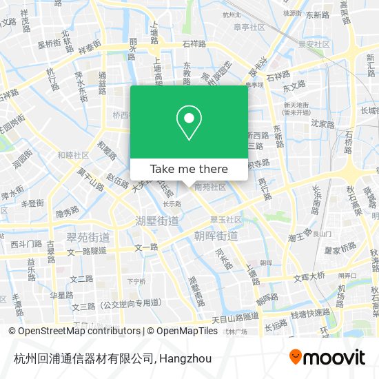 杭州回浦通信器材有限公司 map