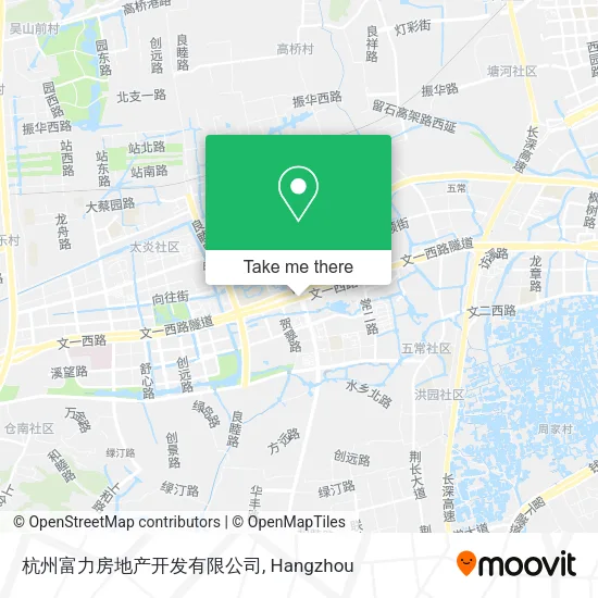 杭州富力房地产开发有限公司 map